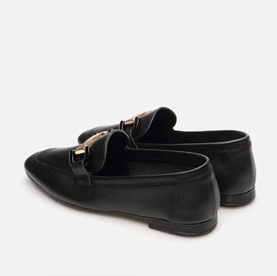 Këpucë lëkurë origjinale ngjyrë e zezë