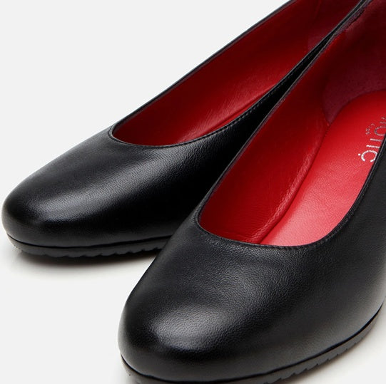 Këpucë lëkurë origjinale ngjyrë e zezë