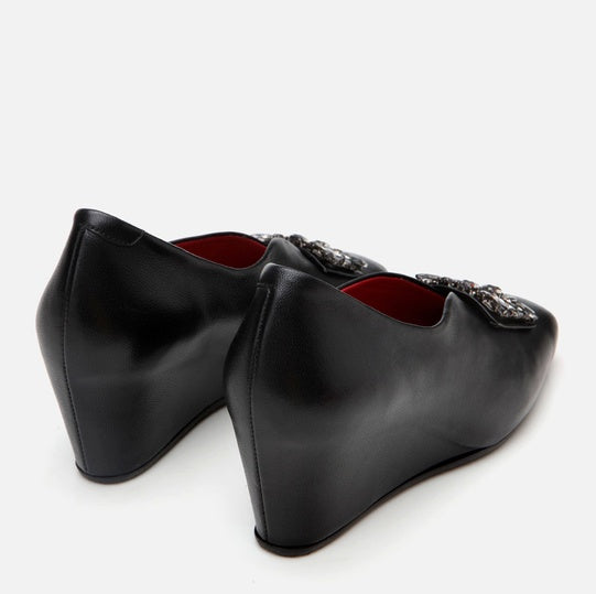 Këpucë lëkurë origjinale ngjyrë e zezë