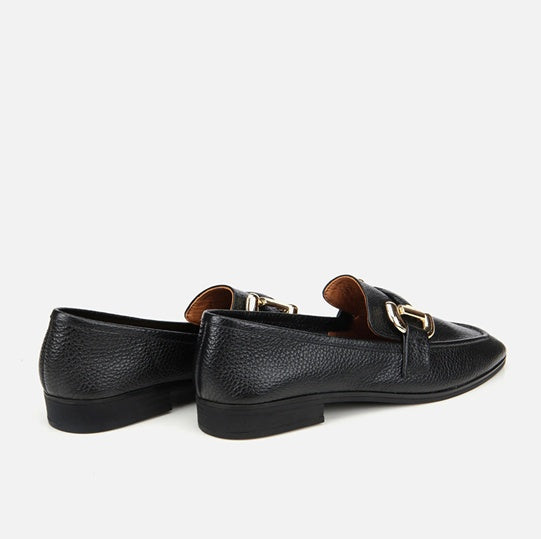 Këpucë lëkurë origjinale ngjyrë e zezë