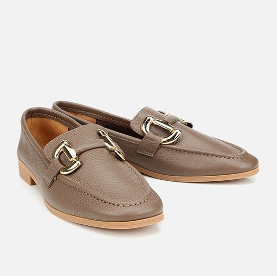 Këpucë lëkurë origjinale ngjyrë vizon