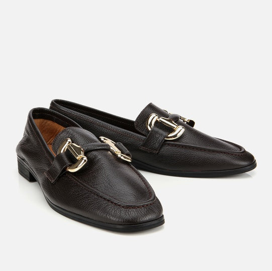 Këpucë lëkurë origjinale ngjyrë kafe