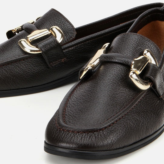 Këpucë lëkurë origjinale ngjyrë kafe