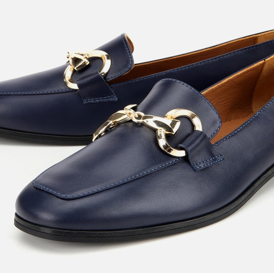 Këpucë lëkurë origjinale ngjyrë navy