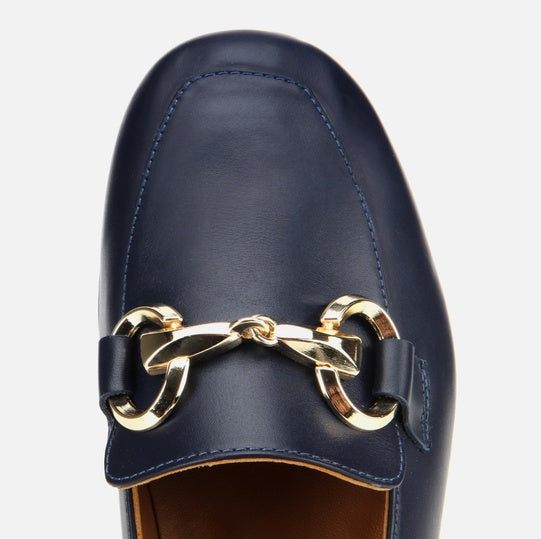 Këpucë lëkurë origjinale ngjyrë navy