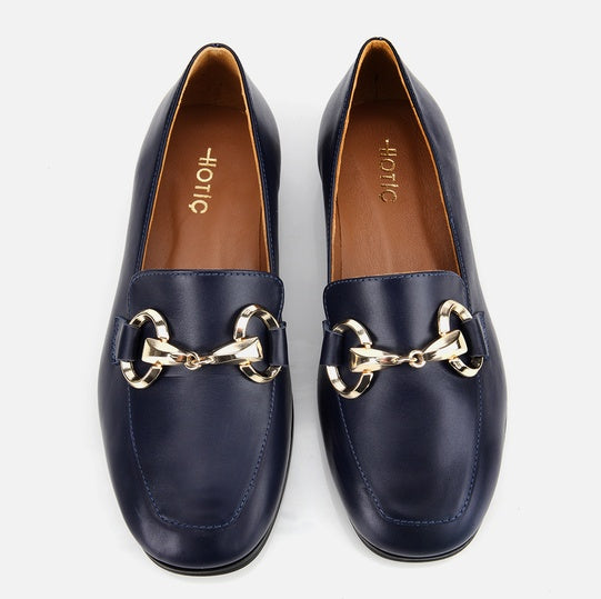 Këpucë lëkurë origjinale ngjyrë navy