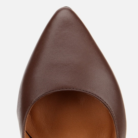 Stileto lëkurë origjinale ngjyrë kafe