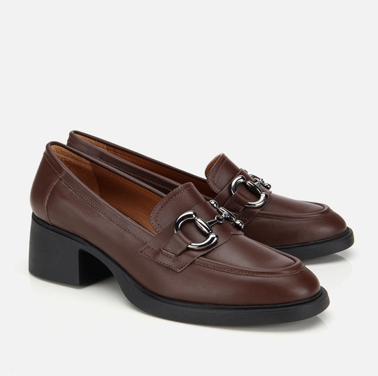 Këpucë lëkurë origjinale ngjyrë kafe