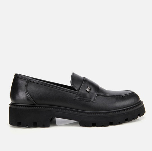 Këpucë lëkurë origjinale ngjyrë e zezë