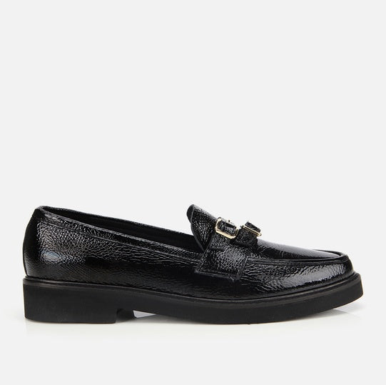 Këpucë lëkurë origjinale ngjyrë e zezë