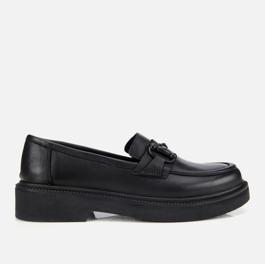 Këpucë lëkurë origjinale ngjyrë e zezë