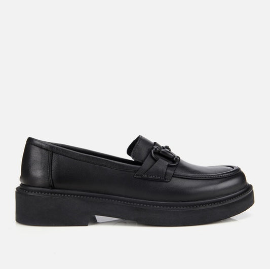 Këpucë lëkurë origjinale ngjyrë e zezë