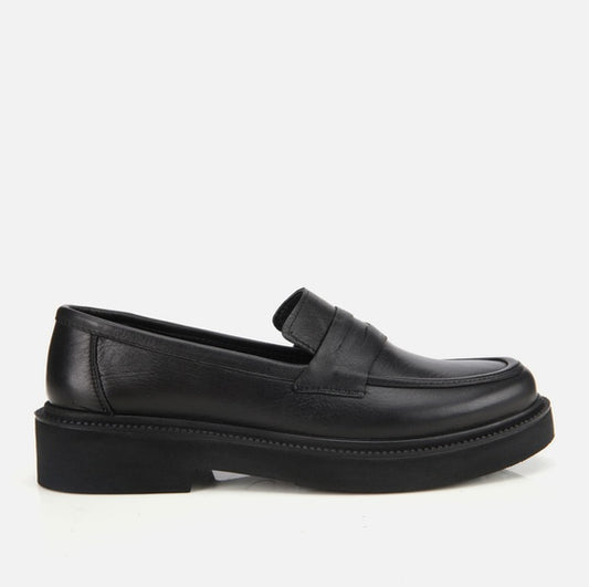 Këpucë lëkurë origjinale ngjyrë e zezë