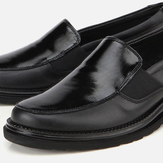 Oxford lëkurë origjinale ngjyrë e zezë