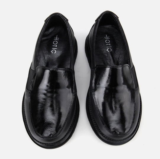 Oxford lëkurë origjinale ngjyrë e zezë