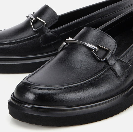 Këpucë lëkurë origjinale ngjyrë e zezë