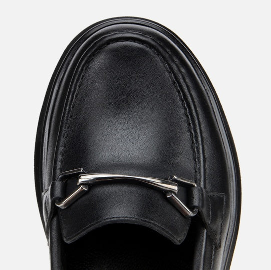 Këpucë lëkurë origjinale ngjyrë e zezë