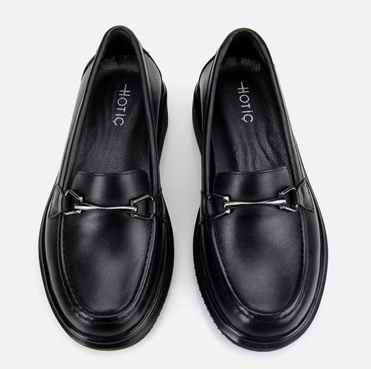 Këpucë lëkurë origjinale ngjyrë e zezë