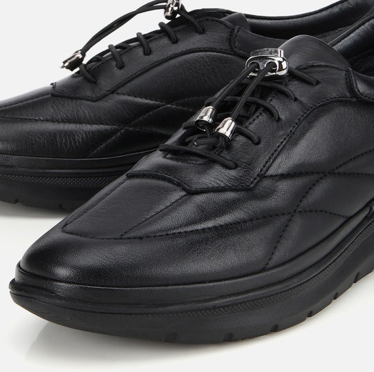 Oxford lëkurë origjinale ngjyrë e zezë