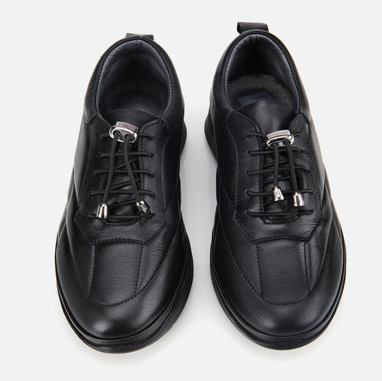 Oxford lëkurë origjinale ngjyrë e zezë