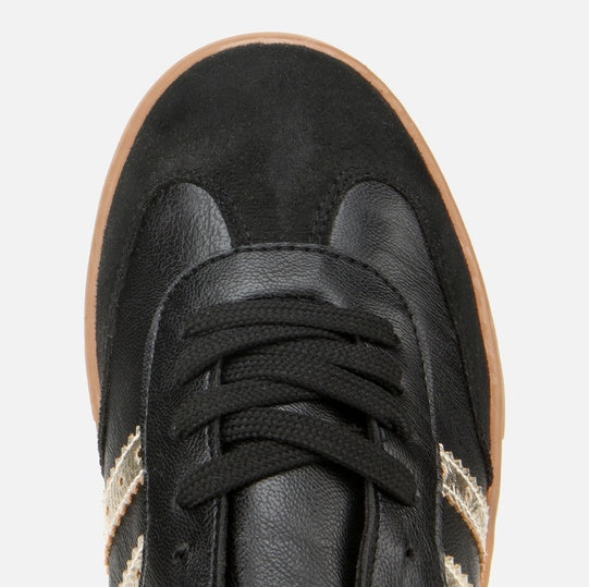 Patikë lëkurë origjinale ngjyrë e zezë