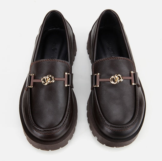 Oxford lëkurë origjinale ngjyrë kafe