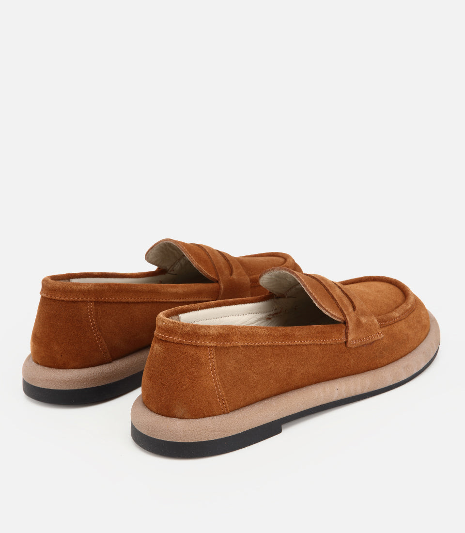 Loafer Grash Kafe të Çelur - sipër