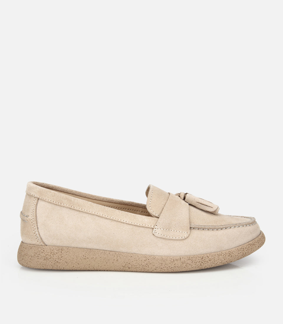 Loafer Grash Bezhë - para