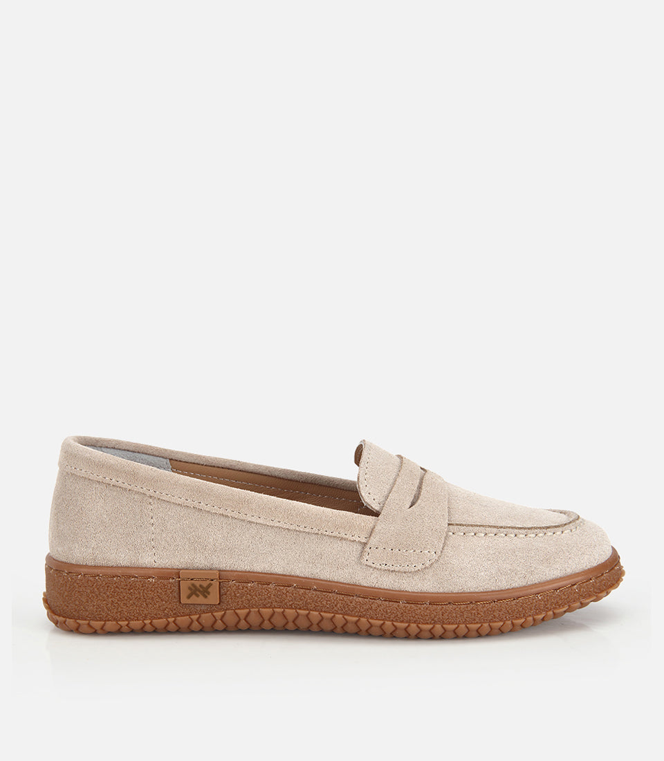 Loafer Grash Bezhë - para
