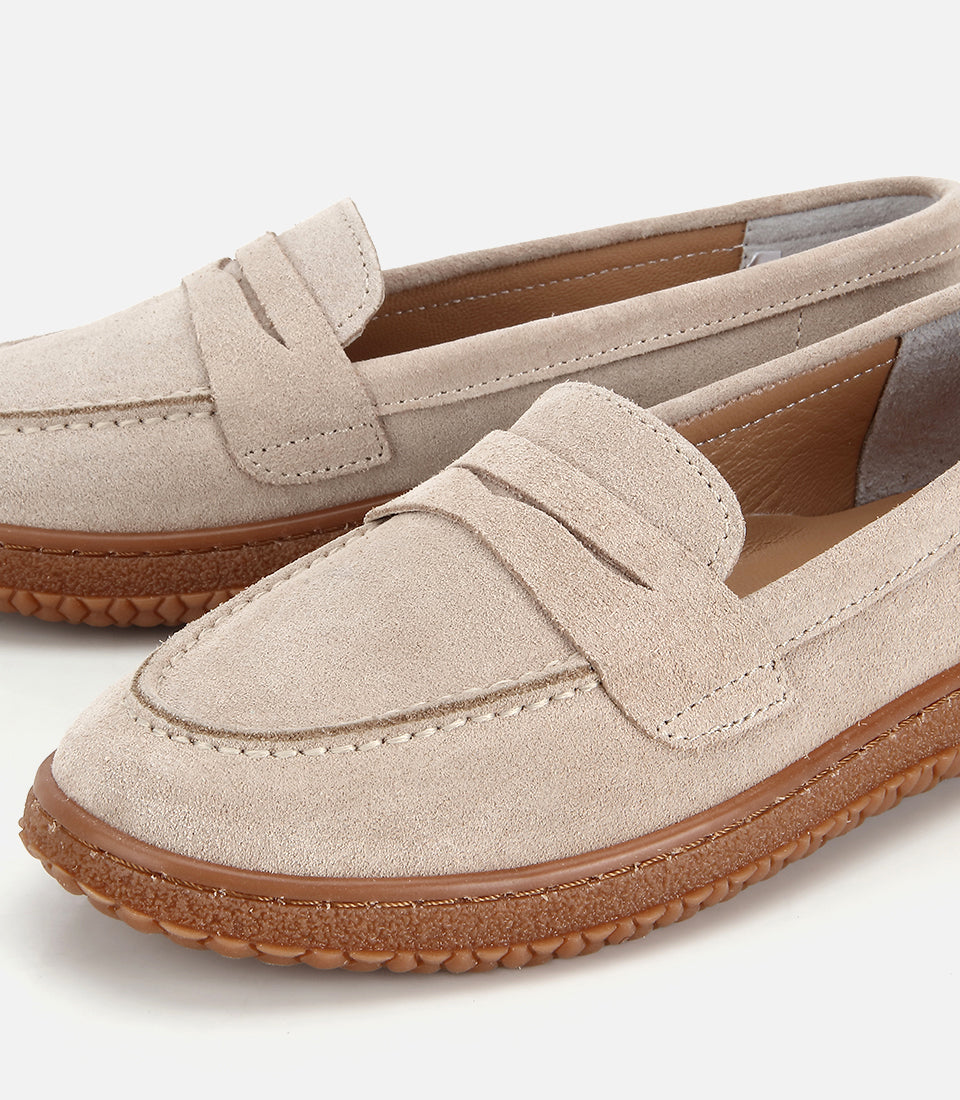 Loafer Grash Bezhë - sipër