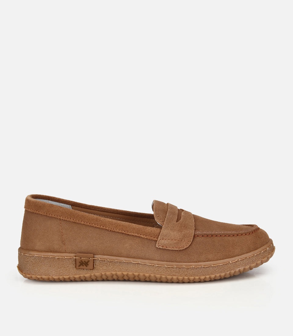 Loafer Grash Kafe të Çelur - para
