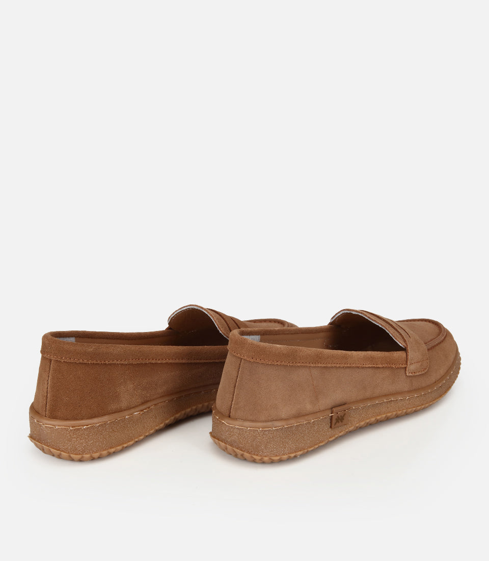 Loafer Grash Kafe të Çelur - pas