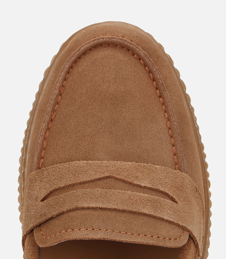 Loafer Grash Kafe të Çelur - detaje