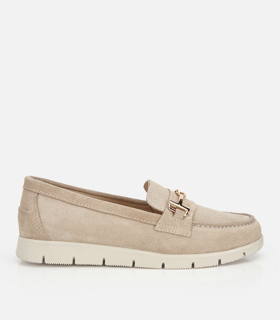 Loafer Grash Bezhë - para