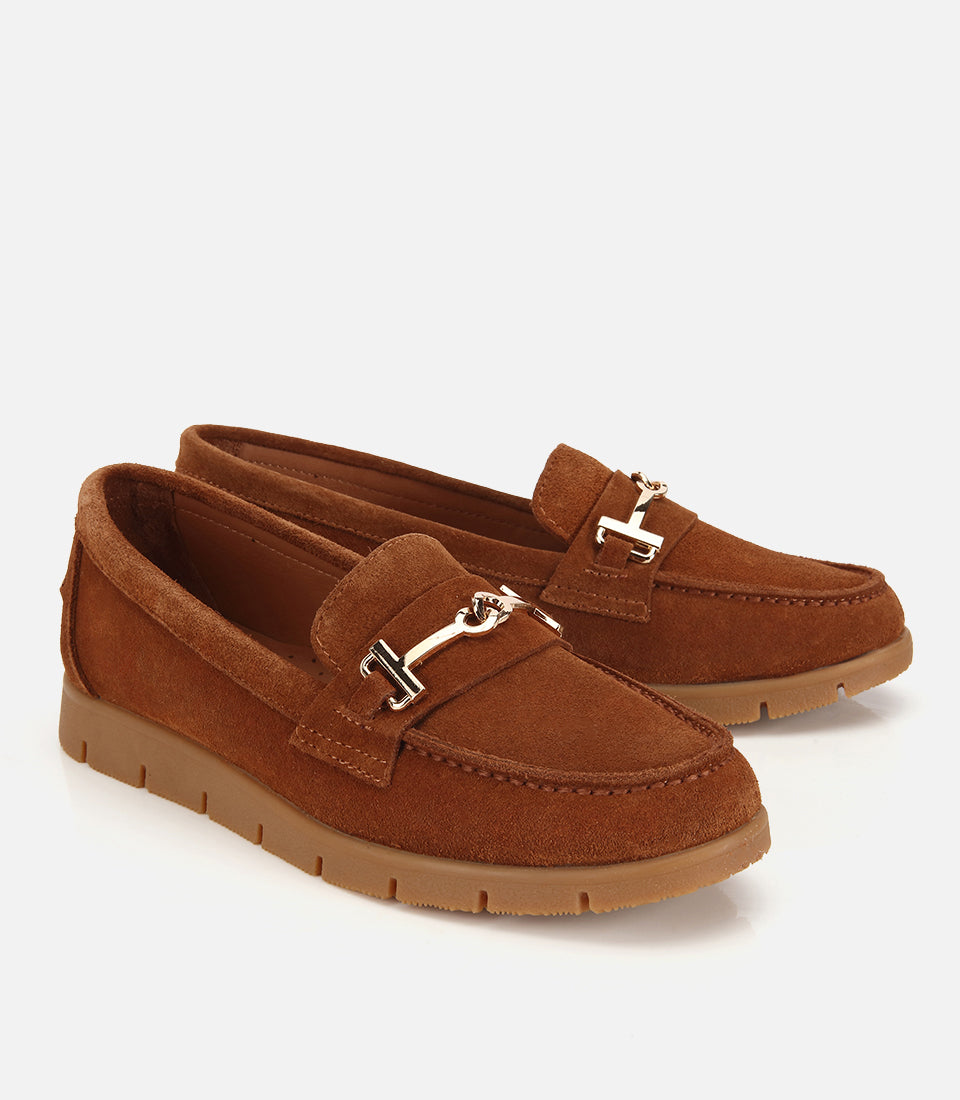 Loafer Grash Kafe të Çelur - anash