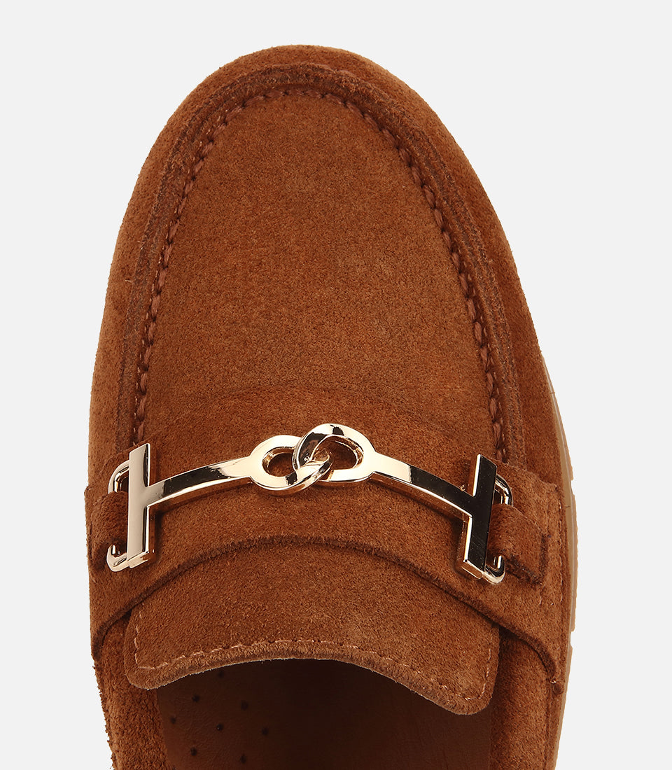 Loafer Grash Kafe të Çelur - detaje
