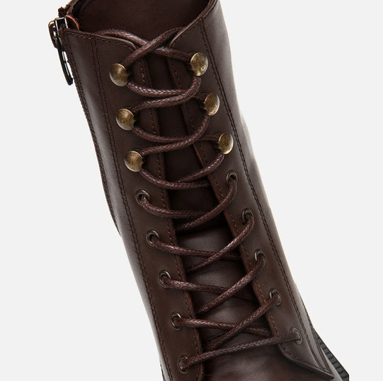 Gjysëm çizme lëkurë origjinale ngjyrë bordo