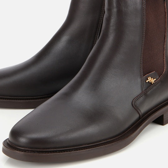 Gjysëm çizme lëkurë origjinale ngjyrë kafe