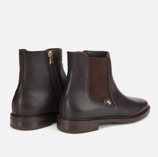 Gjysëm çizme lëkurë origjinale ngjyrë kafe