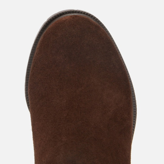 Gjysëm çizme lëkurë origjinale ngjyrë kafe