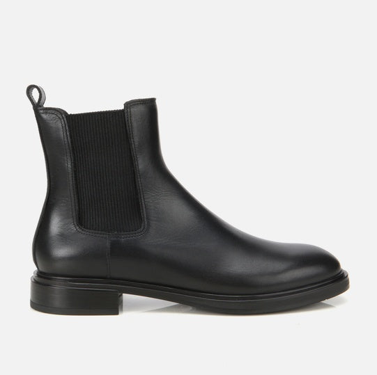 Gjysëm çizme lëkurë origjinale ngjyrë e zezë