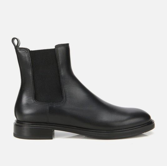 Gjysëm çizme lëkurë origjinale ngjyrë e zezë