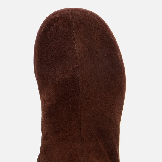 Gjysëm çizme lëkurë origjinale ngjyrë kafe