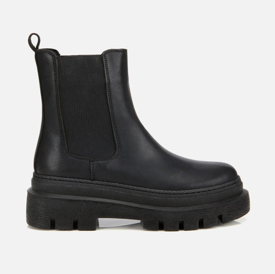 Gjysëm çizme lëkurë origjinale ngjyrë e zezë