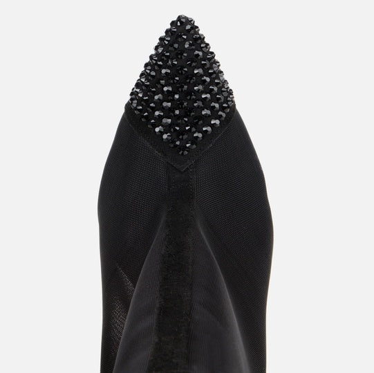 Gjysëm çizme lëkurë origjinale ngjyrë e zezë