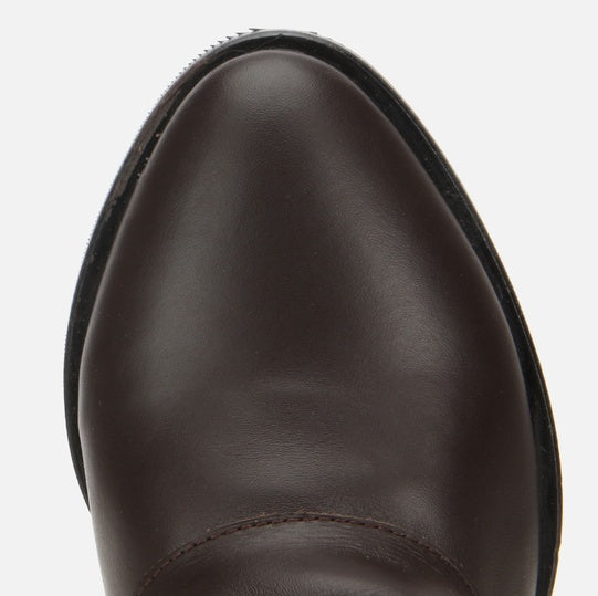 Gjysëm çizme lëkurë origjinale ngjyrë kafe