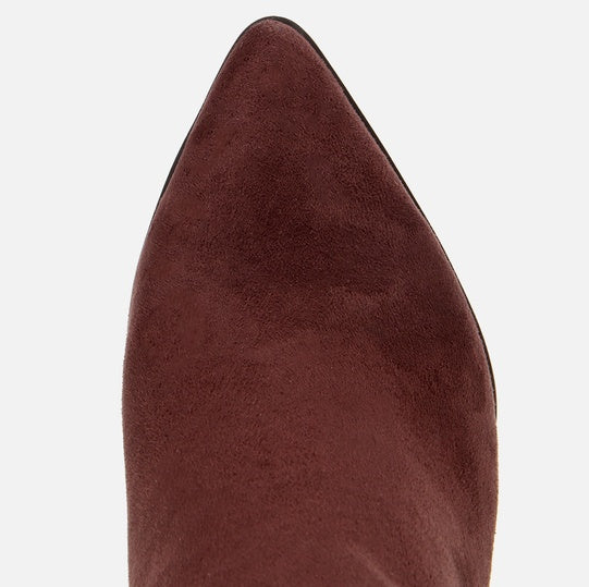 Çizme e gjatë lëkurë origjinale ngjyrë kafe