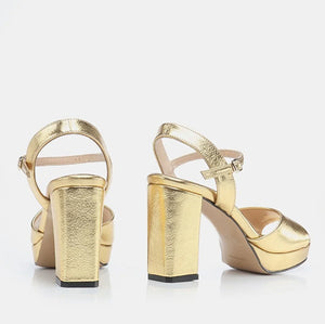 Sandale ngjyrë ari