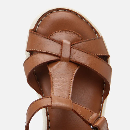 Sandale lëkurë origjinale ngjyrë kafe