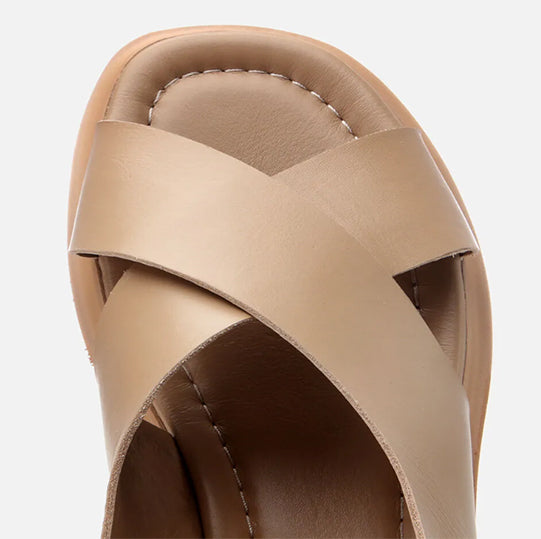 Sandale lëkurë origjinale ngjyrë nude